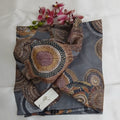 Foulard Mandala Gris Bronze Jade & Clarisse