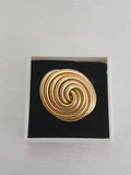 Jolie Bague Spirale Dorée