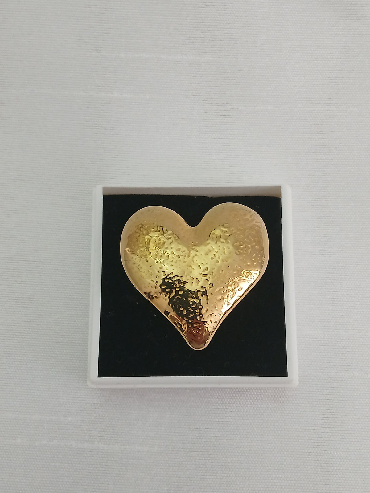 Jolie Bague Réglable Cœur Doré